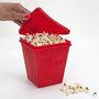 Voir la diapositive 6 : Paris Prix Cuiseur Pop Corn  Micro-Ondes  1L Rouge