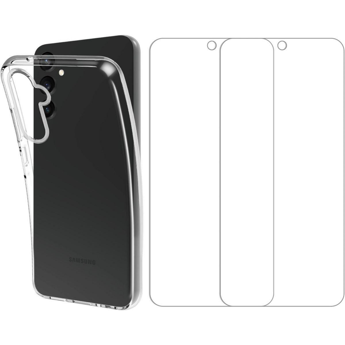 ESSENTIEL B Pack Samsung A35 coque + verre trempé