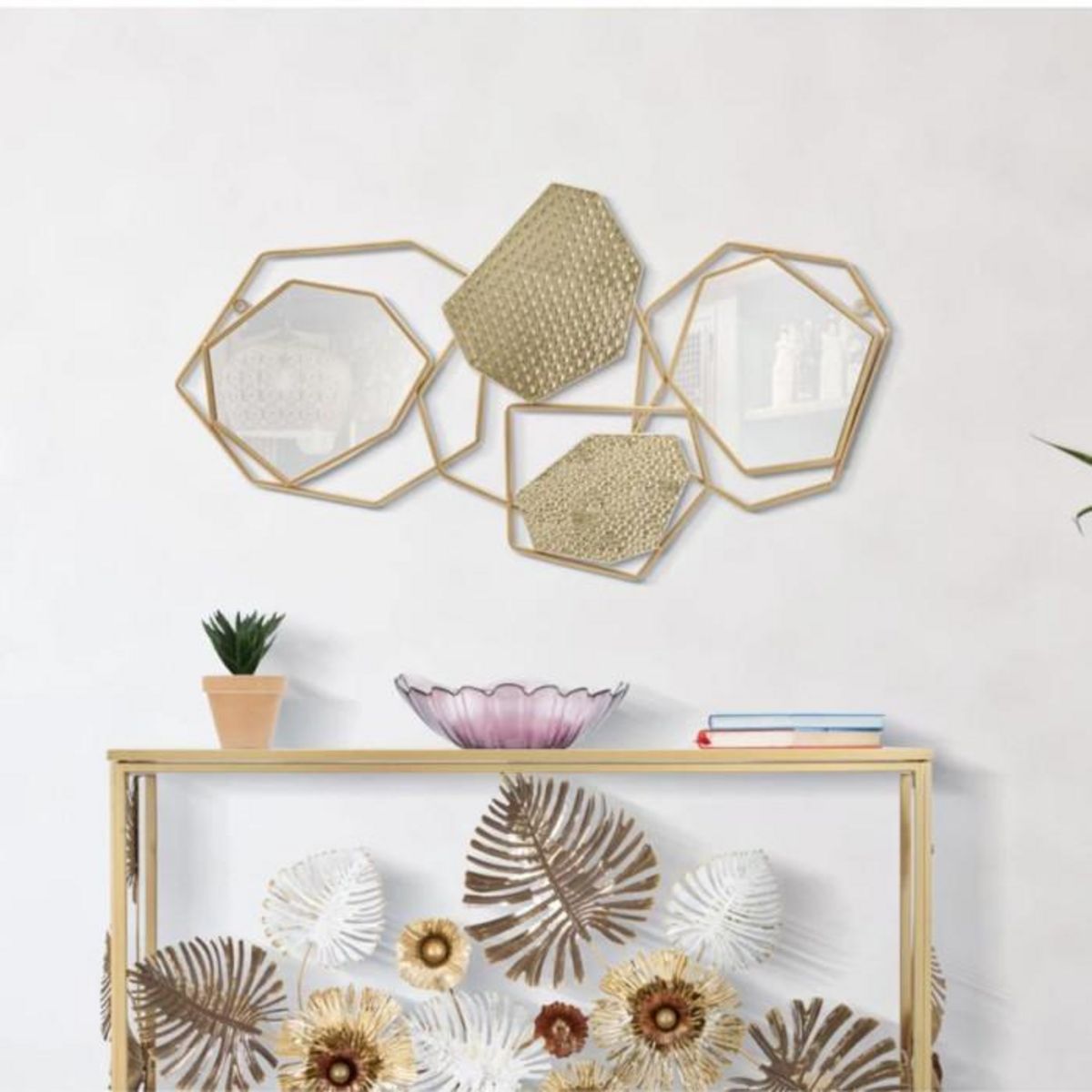 Paris Prix Miroir Mural Composition Déco  Stone  91cm Or