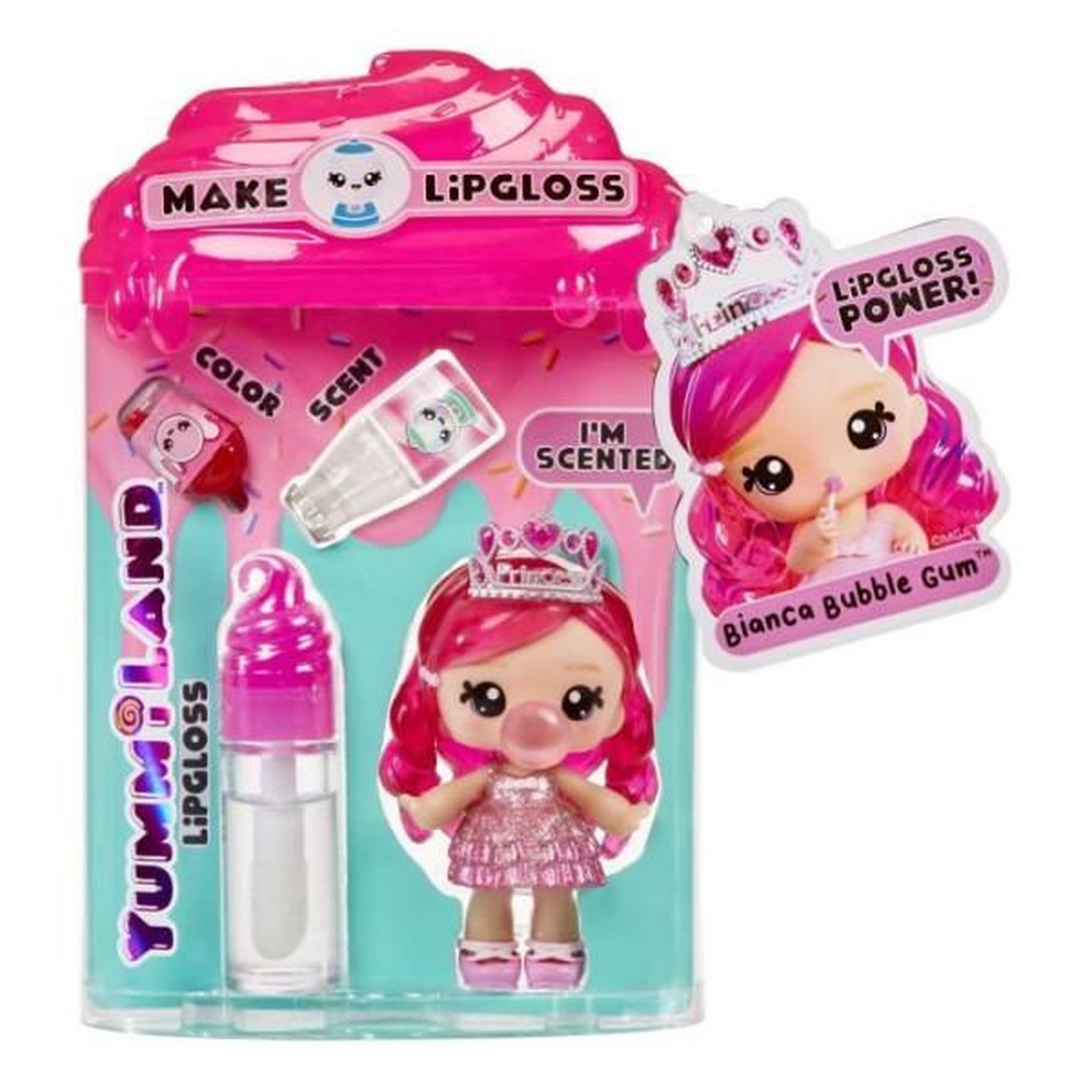 Voir la diapositive 4 : L.O.L. SURPRISE! Yummiland - 1 poupée 10 cm et un gloss pailleté a créer - Bianca - Goût Chewing Gum - Des 4ans