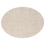 Voir la diapositive 1 : SECRET DE GOURMET Set de Table Ovale  Maoli  35x48cm Beige