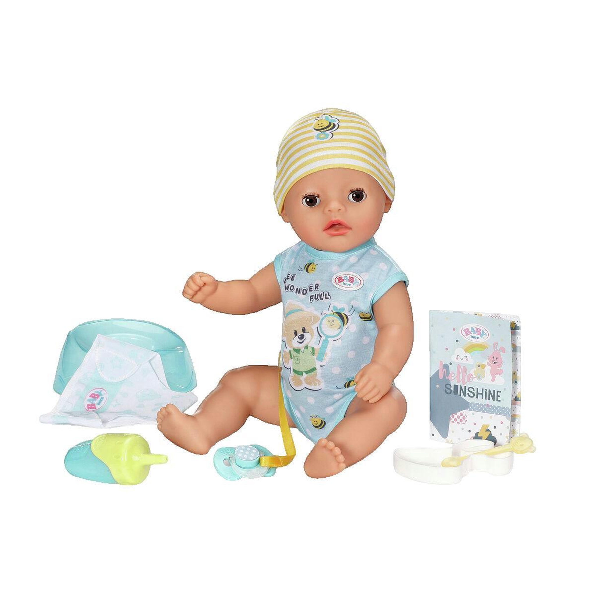 BABY Poupon à fonction Baby Born Lukas 36 cm multicolore