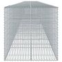 Voir la diapositive 4 : VIDAXL Panier gabion avec couvercle 1200x100x100 cm fer galvanise