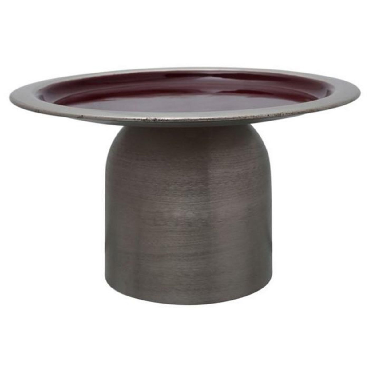 Paris Prix Plat de Présentation Design  Leca  24cm Argent & Prune