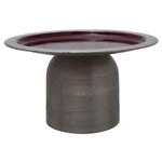 Paris Prix Plat de Présentation Design  Leca  24cm Argent & Prune