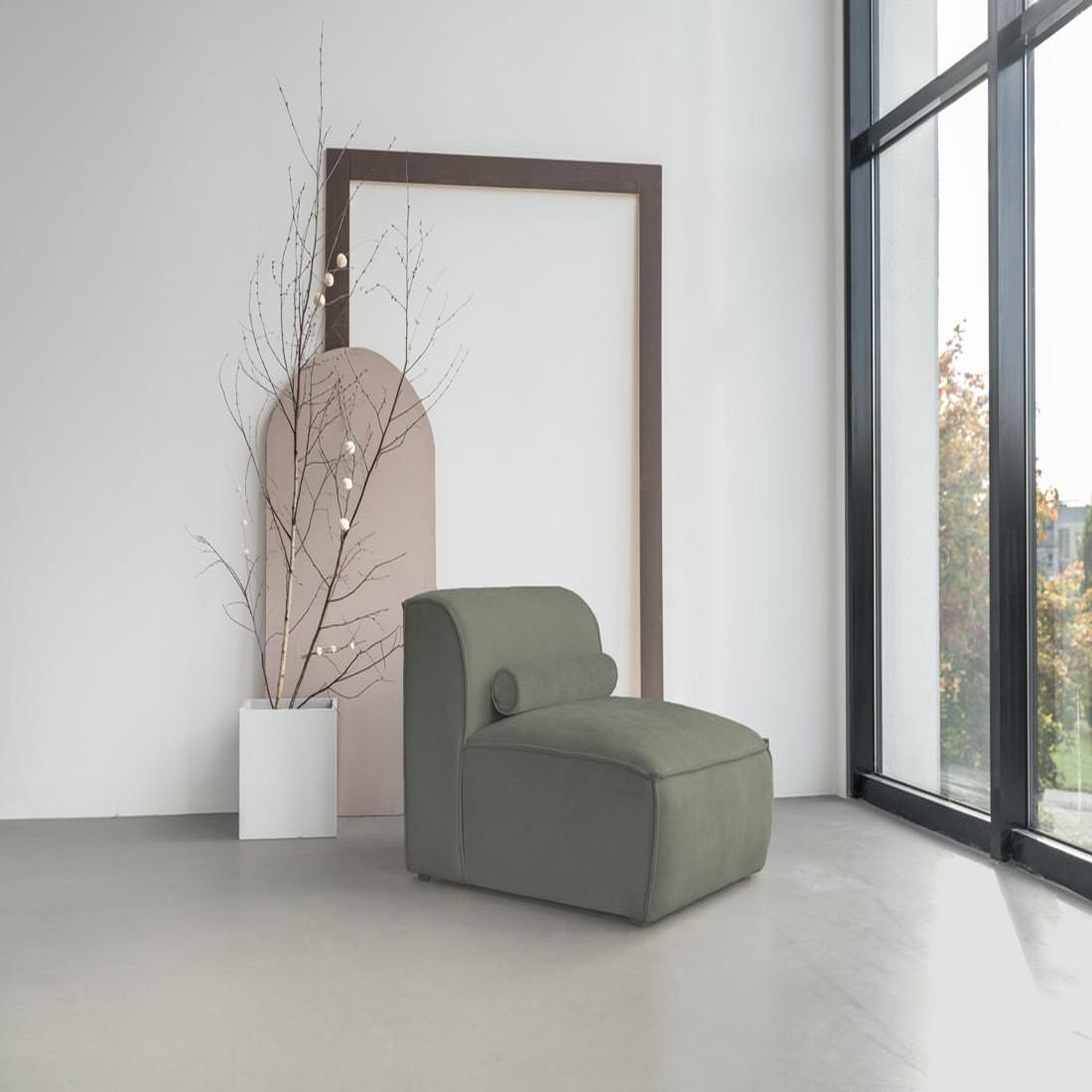 Voir la diapositive 4 : BEST MOBILIER Felix - module d'assise en tissu texturé