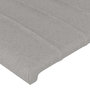 Voir la diapositive 4 : VIDAXL Tete de lit Gris clair 80x5x78/88 cm Tissu