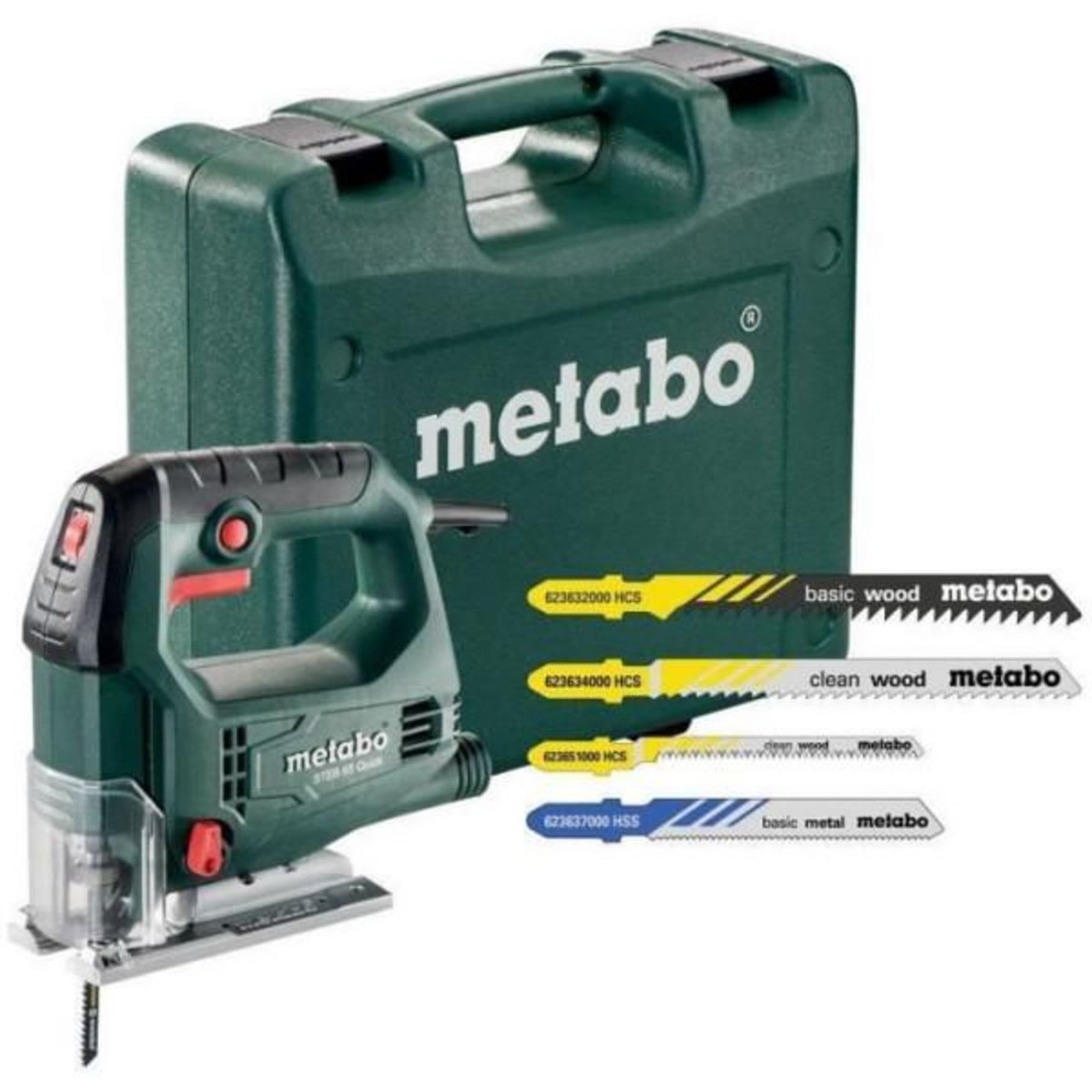 METABO Scie sauteuse METABO STEB 65 Quick - 20 lames - 450W - 600-3000 tours/min
