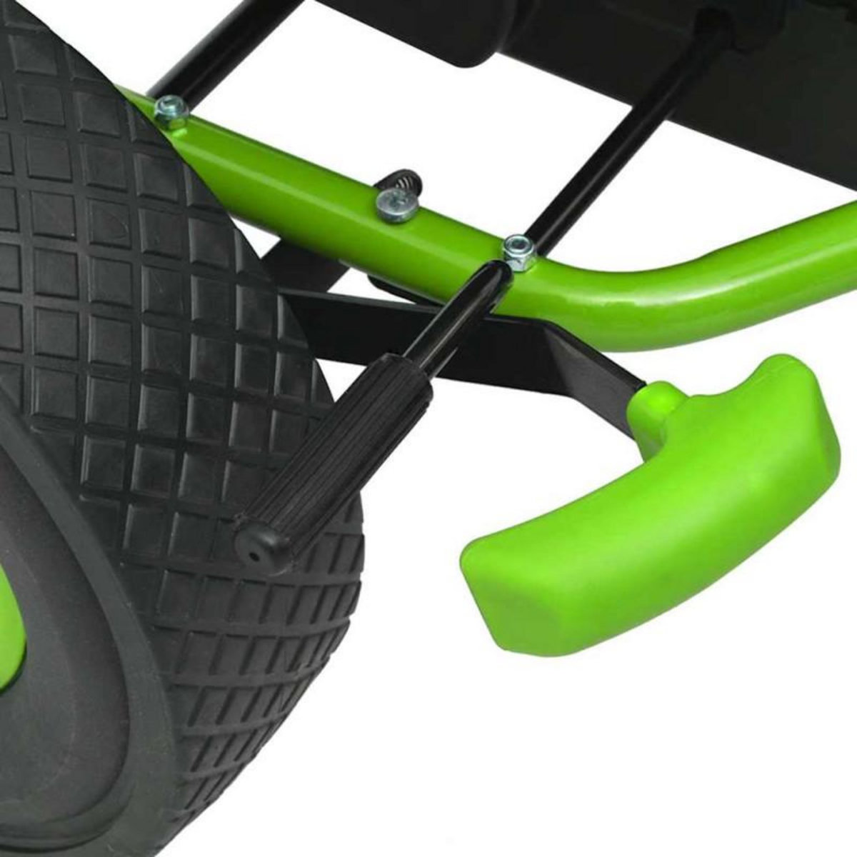 VIDAXL Kart à pédale avec siège ajustable Vert