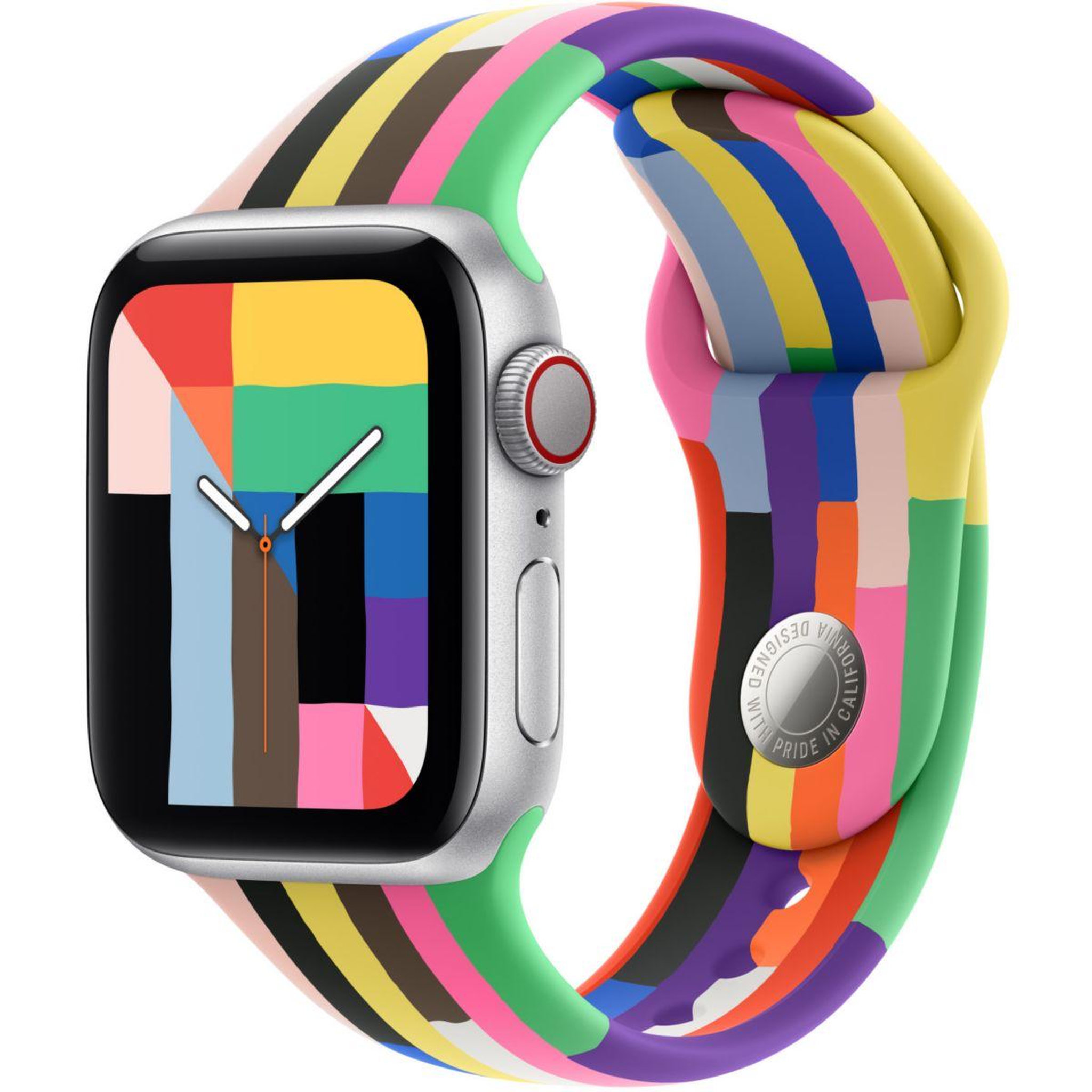 Voir la diapositive 2 : APPLE Bracelet 40mm Sport Pride Edition M/L
