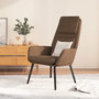 Voir la diapositive 1 : VIDAXL Chaise de relaxation Marron Tissu