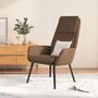 Voir la diapositive 1 : VIDAXL Chaise de relaxation Marron Tissu