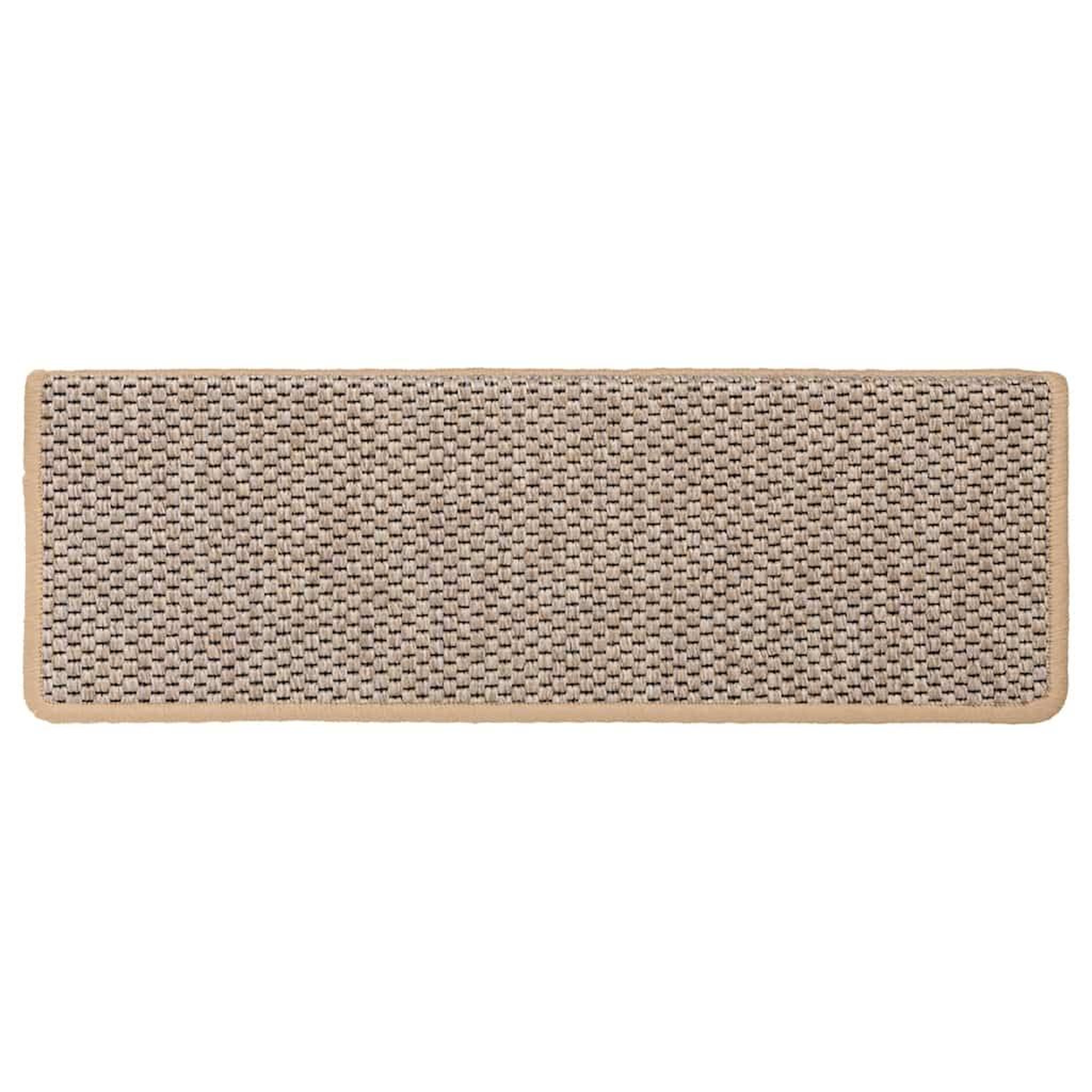 Voir la diapositive 5 : VIDAXL Tapis d'escalier autocollants 30 pcs 65x21x4 cm beige clair