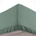 Paris Prix Drap Housse Uni  Linella  140x190cm Sauge