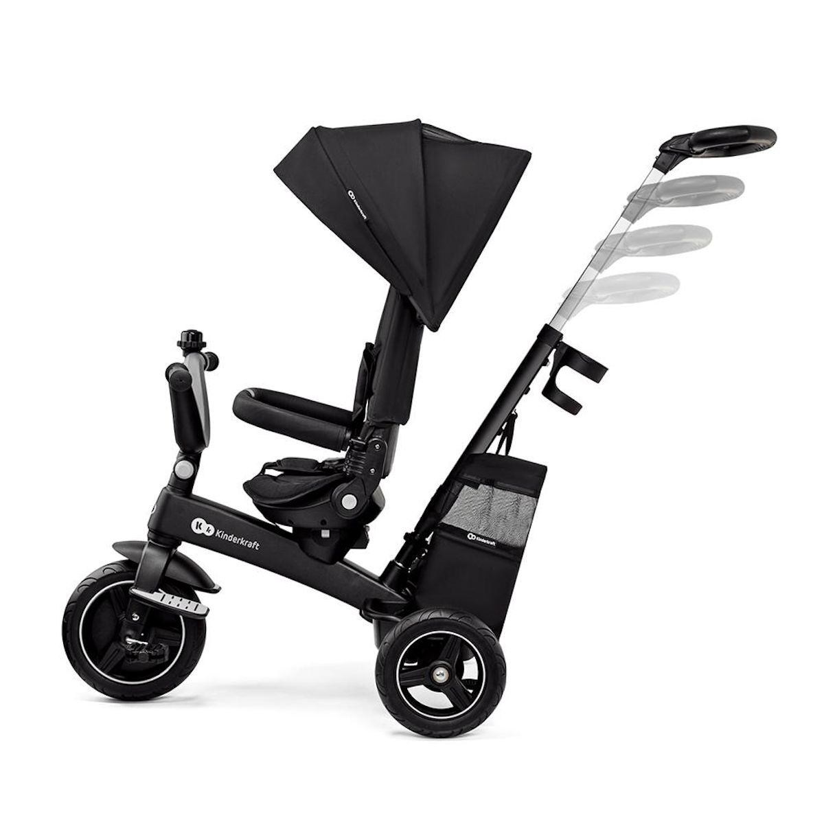 KINDERKRAFT Tricycle modulaire avec siège rotatif et harnais de sécurité