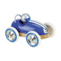 Voir la diapositive 1 : Vilac Roadster vingtage en bois coloris bleu
