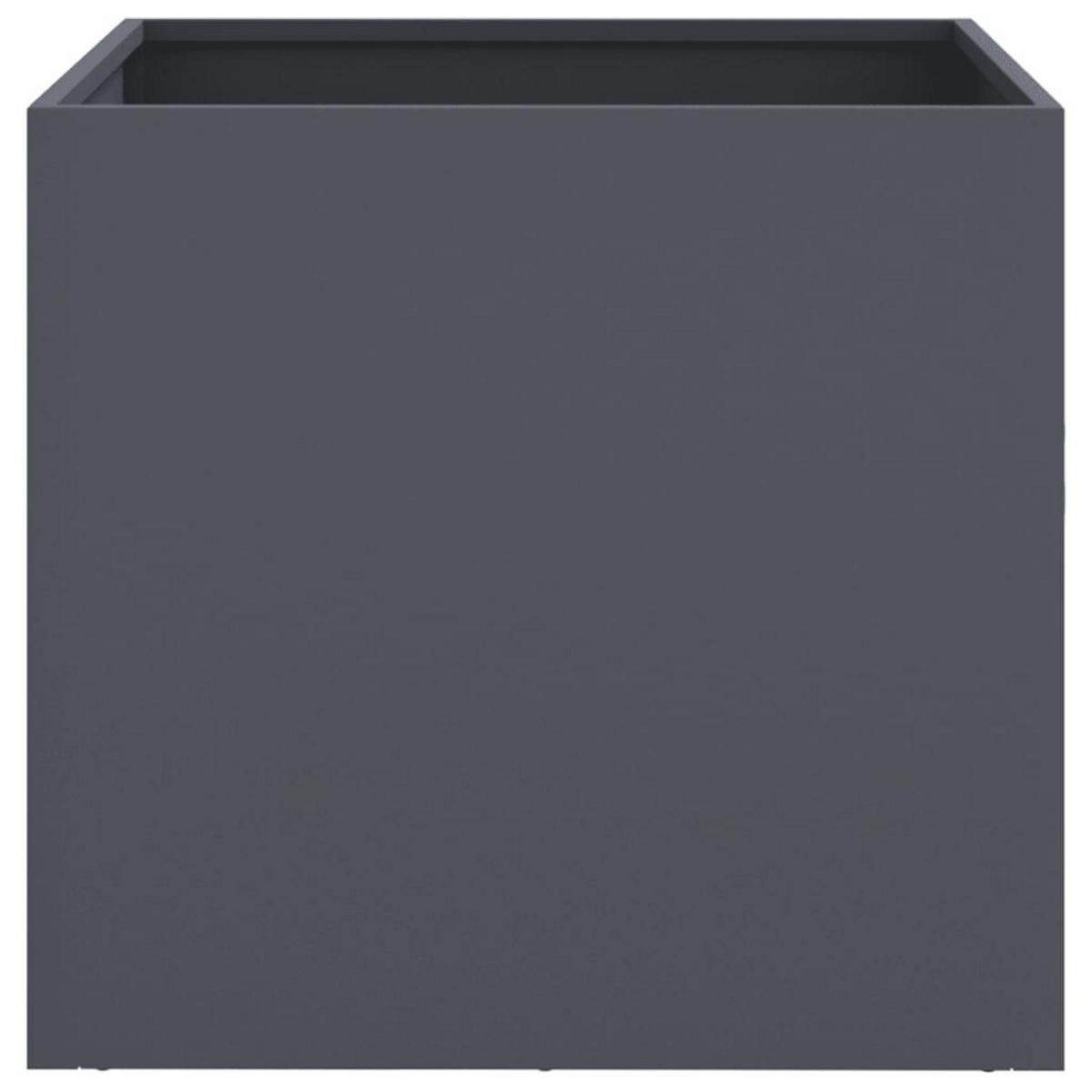 VIDAXL Jardiniere anthracite 42x40x39 cm acier