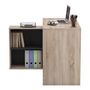 Voir la diapositive 3 : Bureau d'angle droit ou gauche avec rangements L112cm MAX