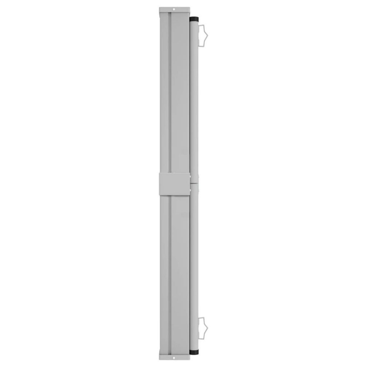 VIDAXL Auvent lateral retractable de patio 140x600 cm bleu
