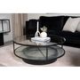 Voir la diapositive 6 : Paris Prix Table Basse Design en Verre  Falsterbo  100cm Noir