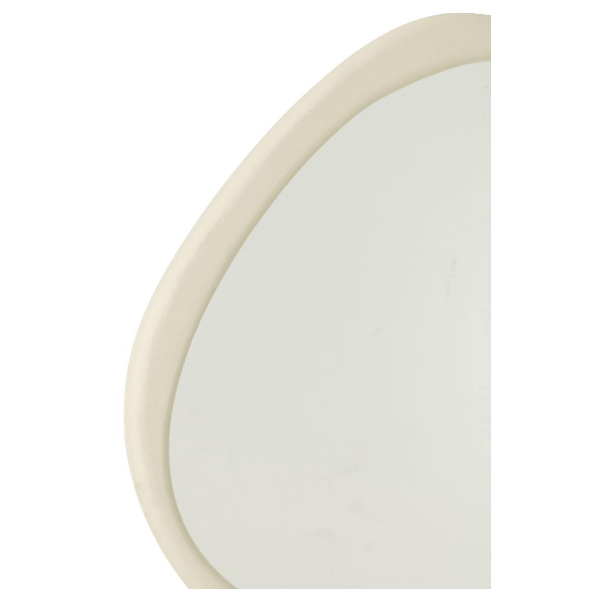 Voir la diapositive 2 : J-LINE Miroir Mural Design  Moderna  80cm Blanc
