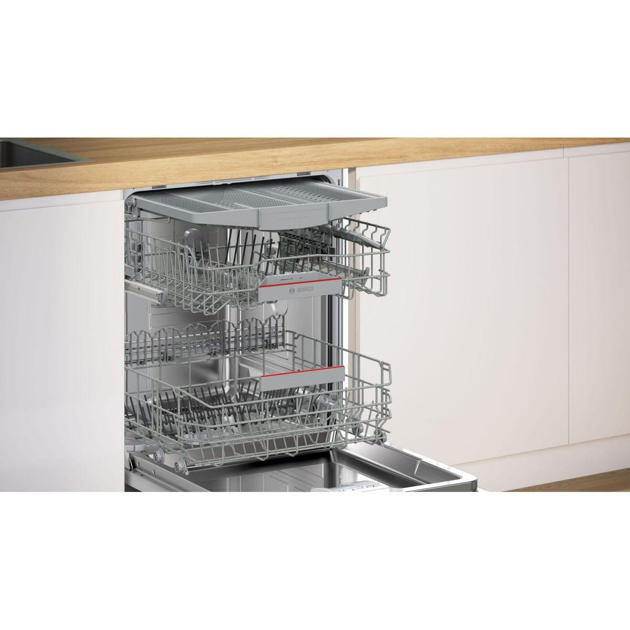 Voir la diapositive 4 : BOSCH Lave vaisselle encastrable SMV4ECX07E Serenity Série 4 Silence Plus