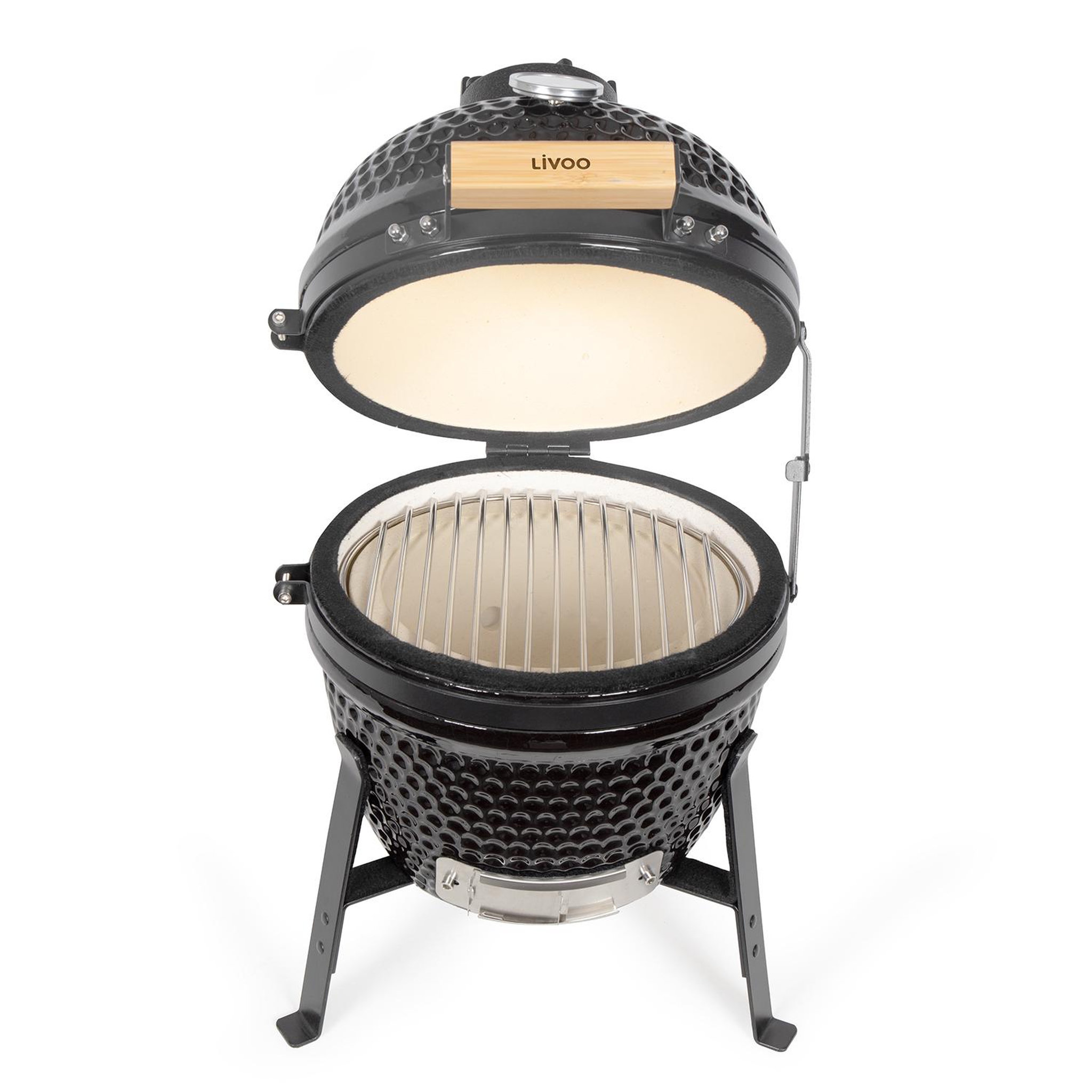 Voir la diapositive 2 : LIVOO Barbecue à charbon 27cm céramique - doc283