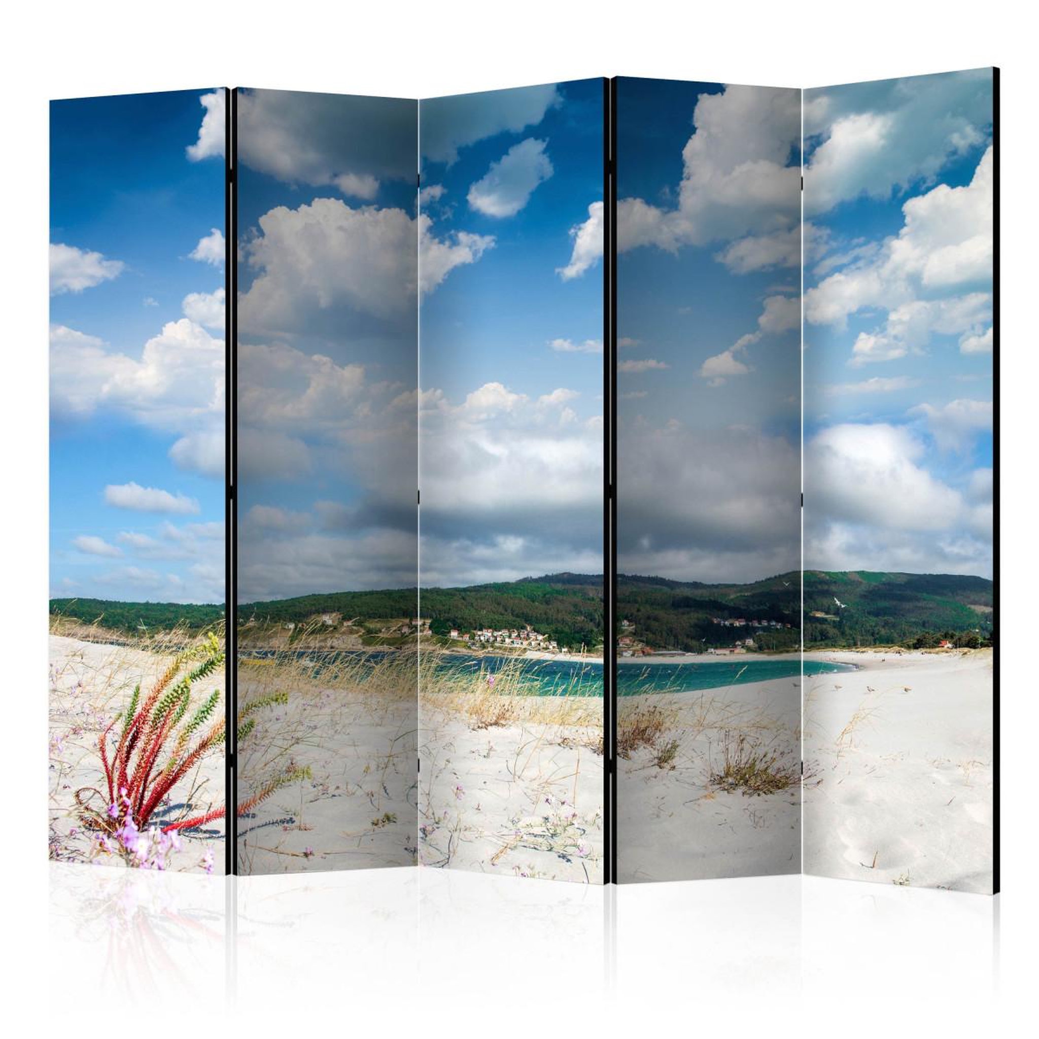 Paris Prix Paravent 5 volets  beach on the costa da morte  172x225cm