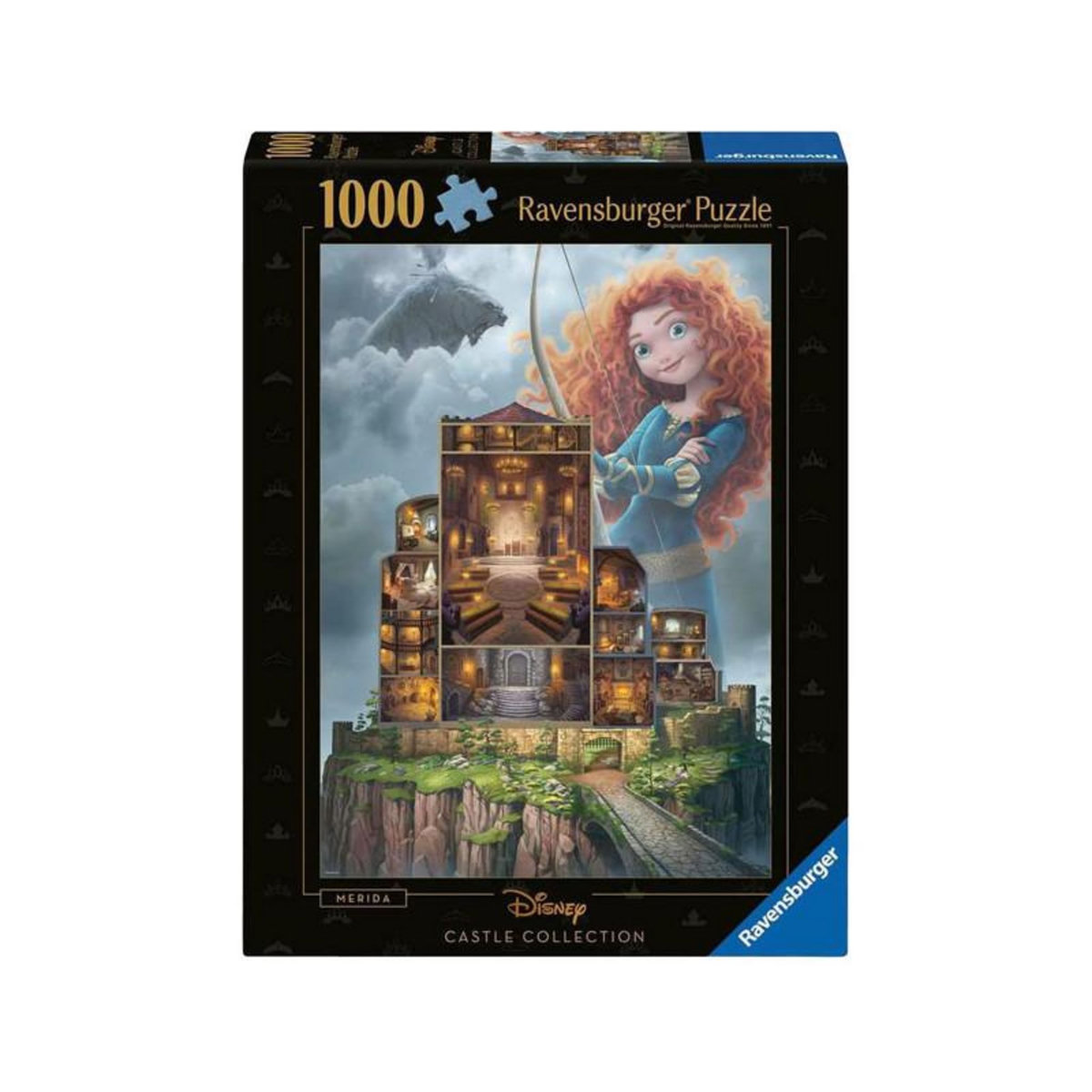 RAVENSBURGER Ravensburger - Jigsaw puzzle Disney Castles Merida, 1000 pcs. 120002635