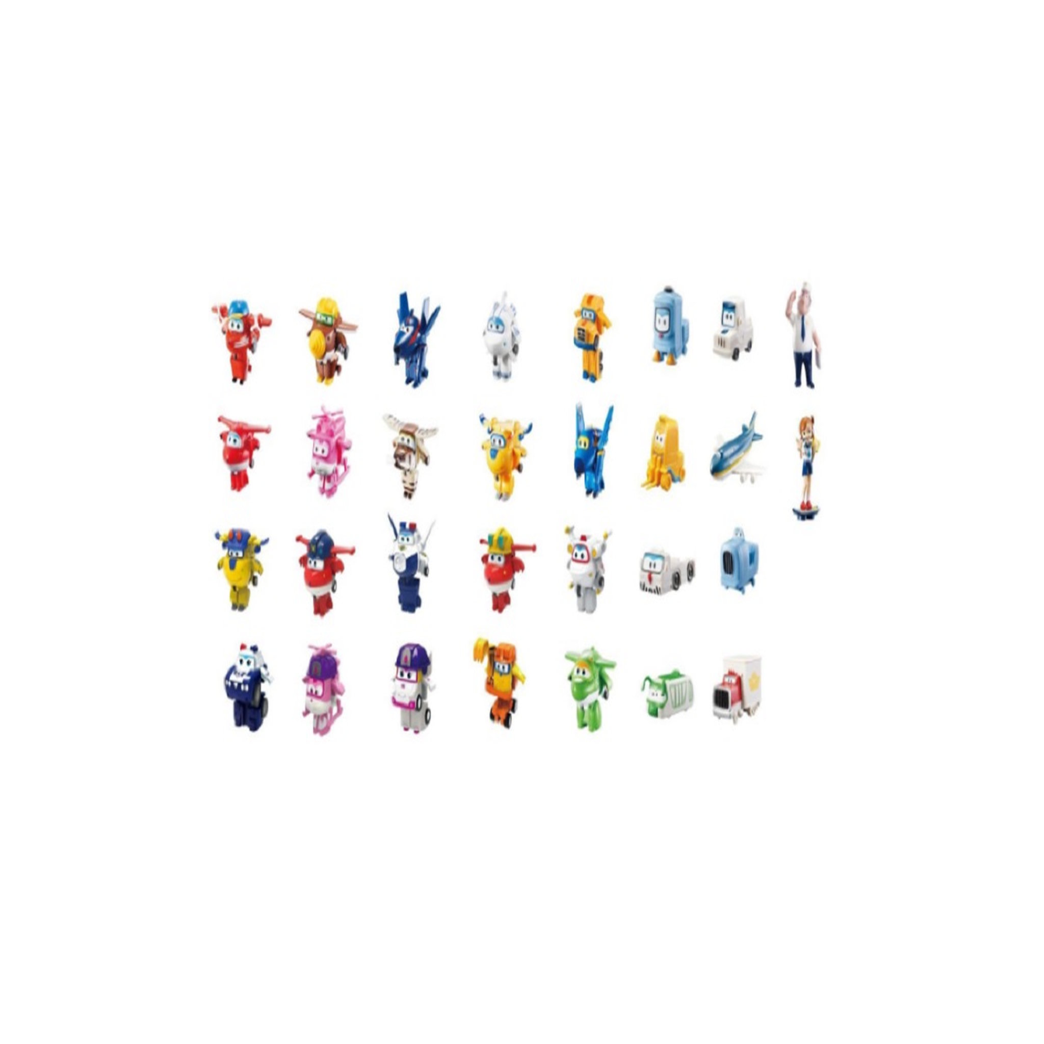 Voir la diapositive 2 : Auldey 30 figurines Super Wings Aeroport Aventure