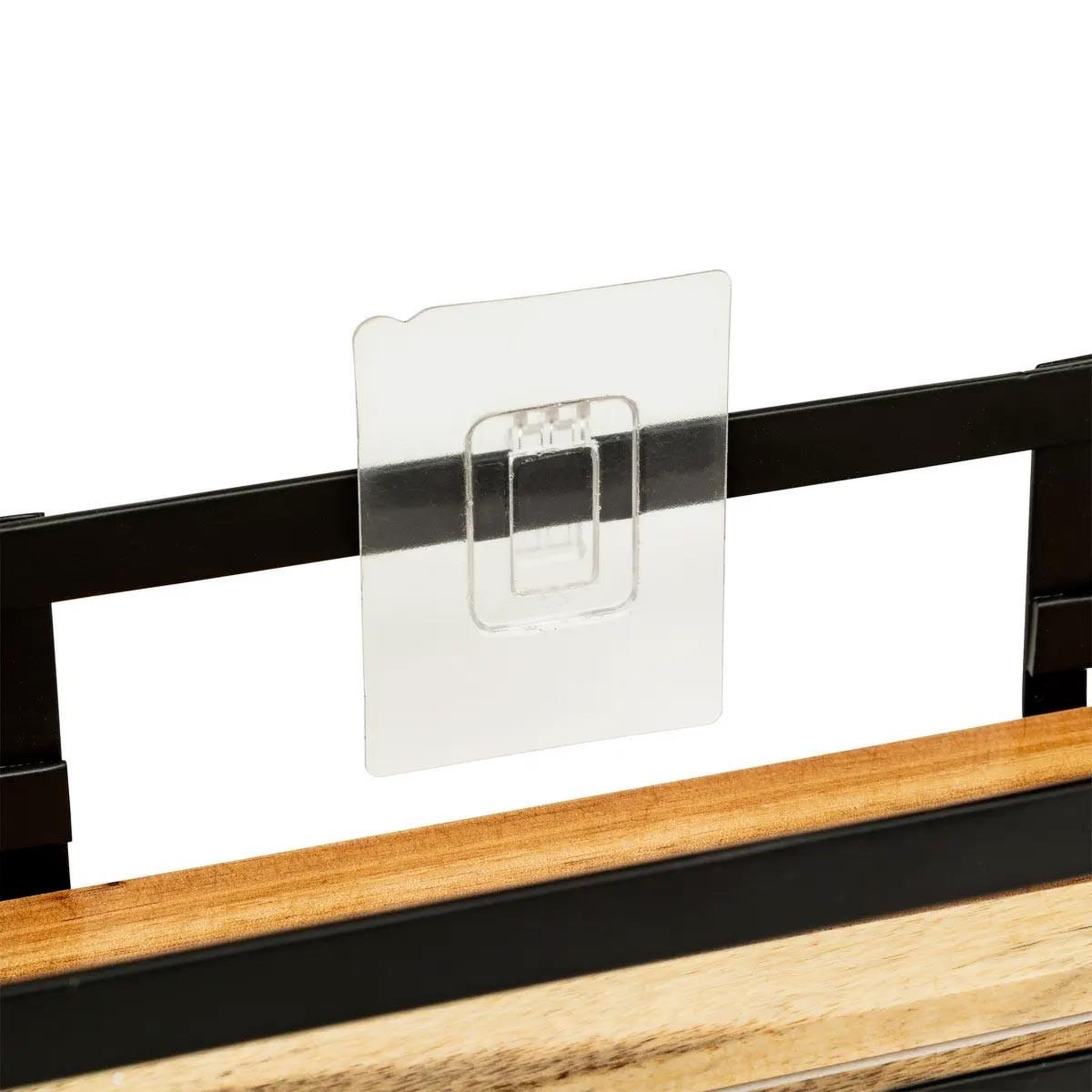 Voir la diapositive 3 : FIVE Serviteur de douche en bois  blackacia  30cm noir