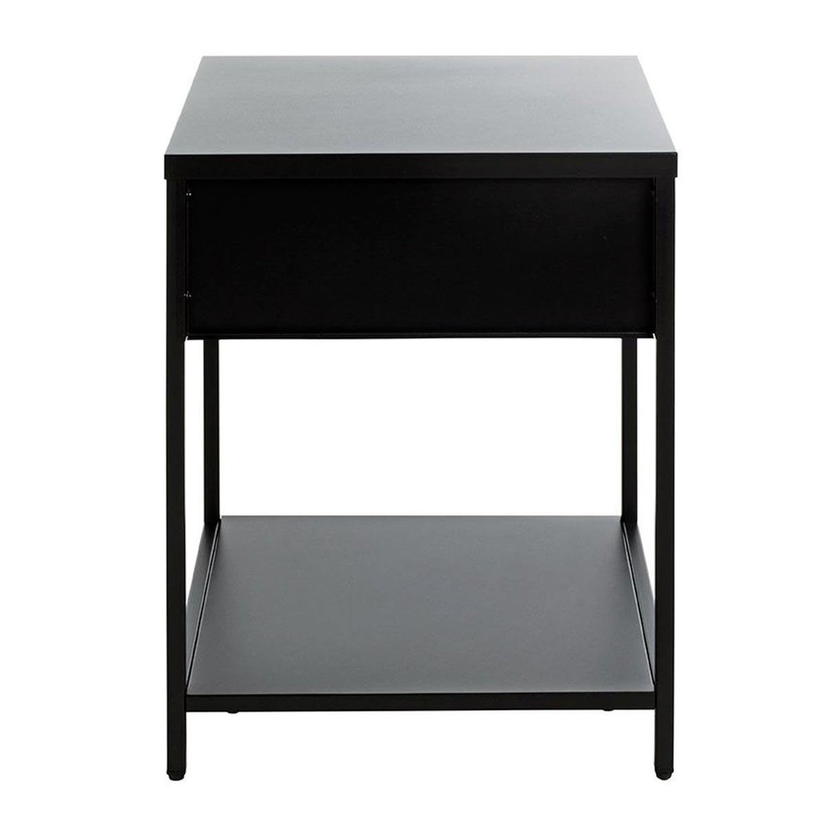 Paris Prix Table de Chevet 1 Tiroir  Boston  53cm Noir