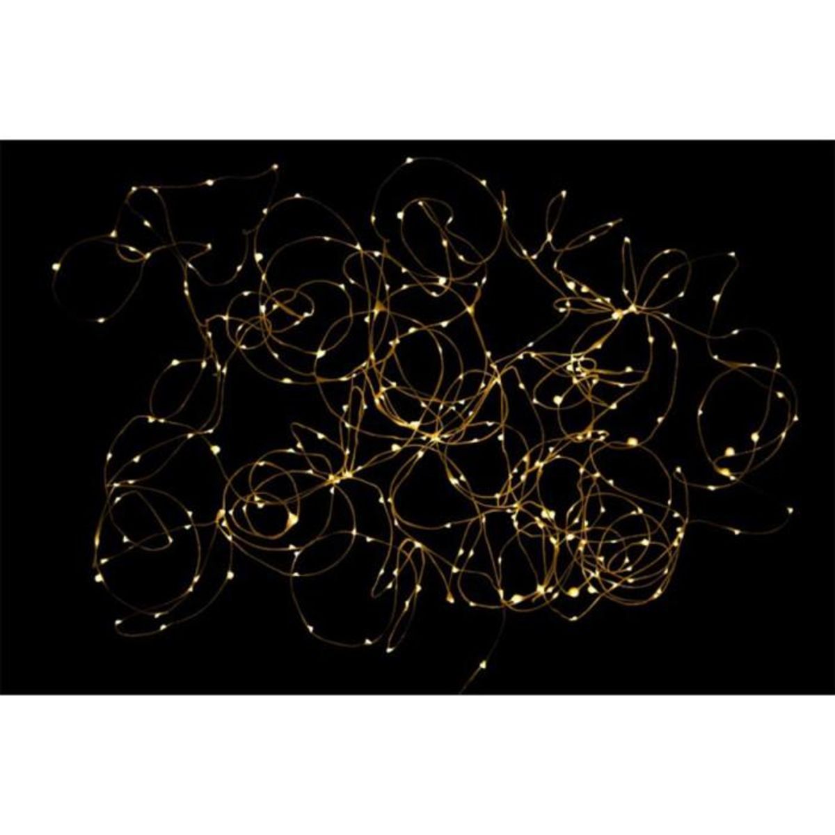 Paris Prix Guirlande Lumineuse  300 Led  18cm Blanc Chaud