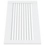 Voir la diapositive 3 : VIDAXL Portes d armoire à persiennes 4pcs blanc 39,5x59,4cm pin massif
