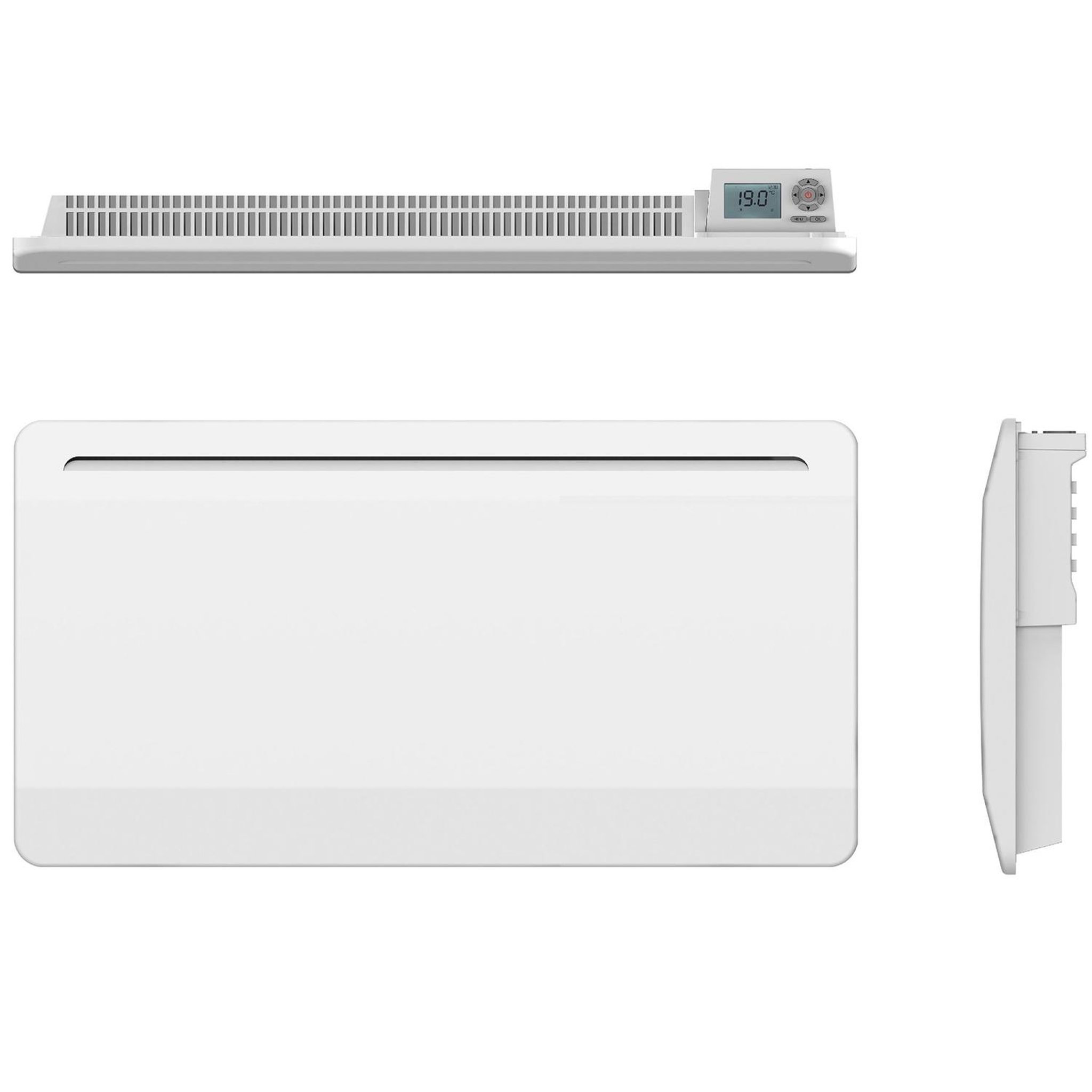 Voir la diapositive 2 : KALIA Radiateur électrique à inertie céramique 2000w blanc - BAT-HT20PMG