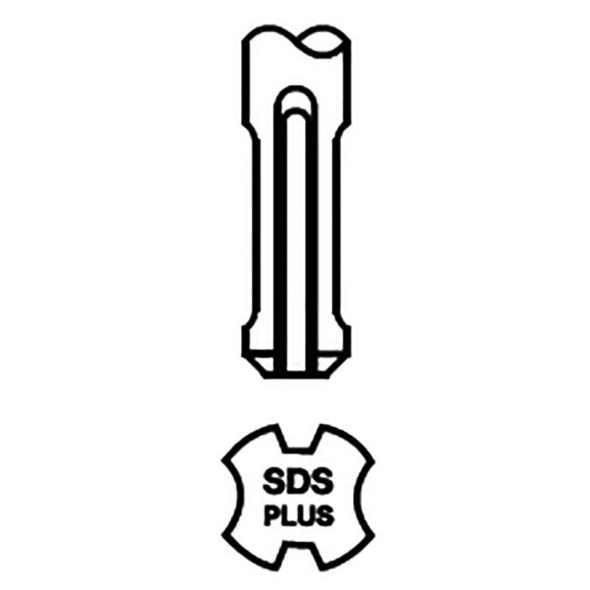 Shiny Hanger 10 forets béton SDS Plus 4 taillants THOR HANGER