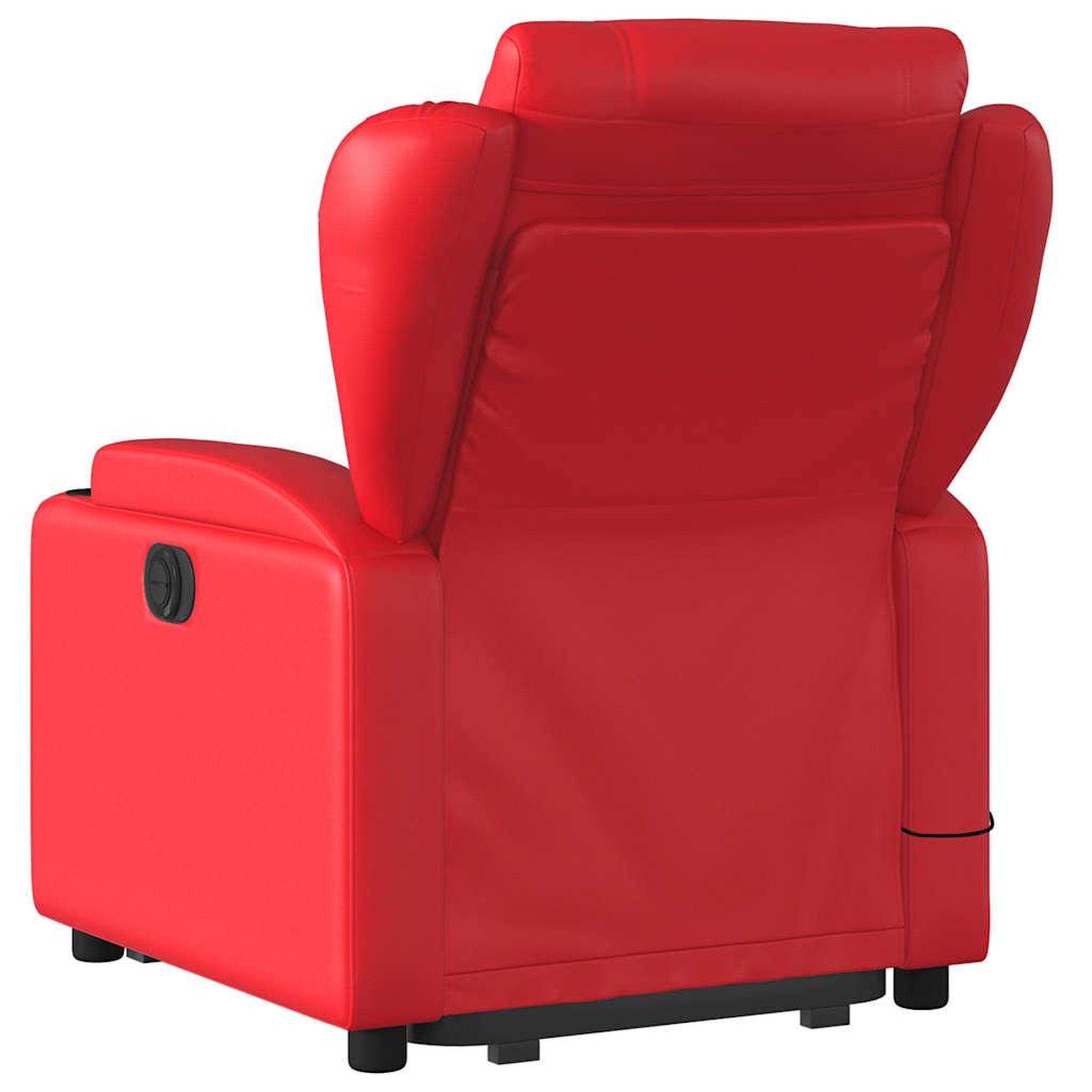 Voir la diapositive 5 : VIDAXL Fauteuil inclinable de massage Rouge Similicuir