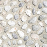 Paris Prix Rouleau Adhésif Fantaisie  Galets  45x200cm Gris