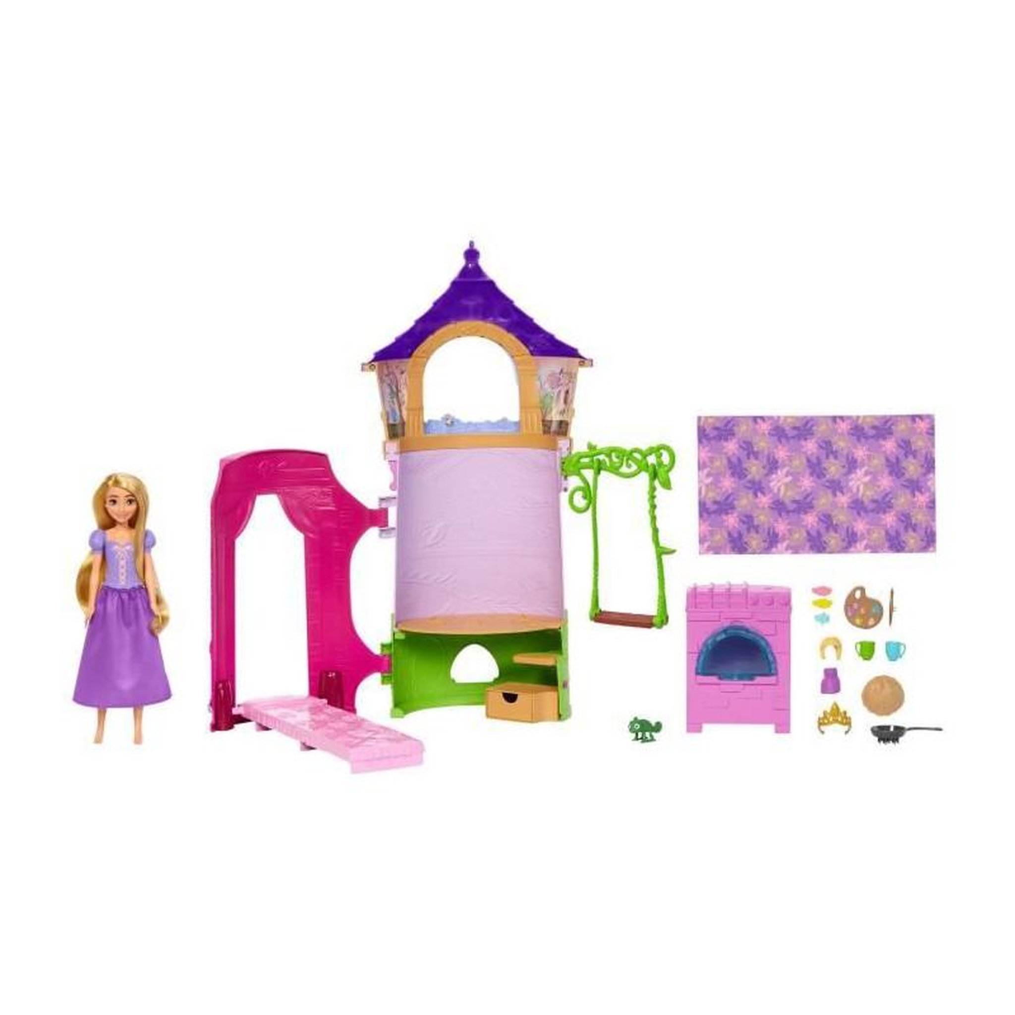 Voir la diapositive 4 : DISNEY PRINCESS Princesse Disney - Coffret Tour De Raiponce - Poupées Mannequins - 3 Ans Et +