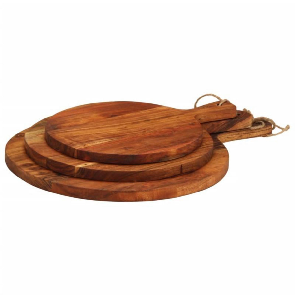 VIDAXL Planche à découper 3 pcs cm bois d acacia massif