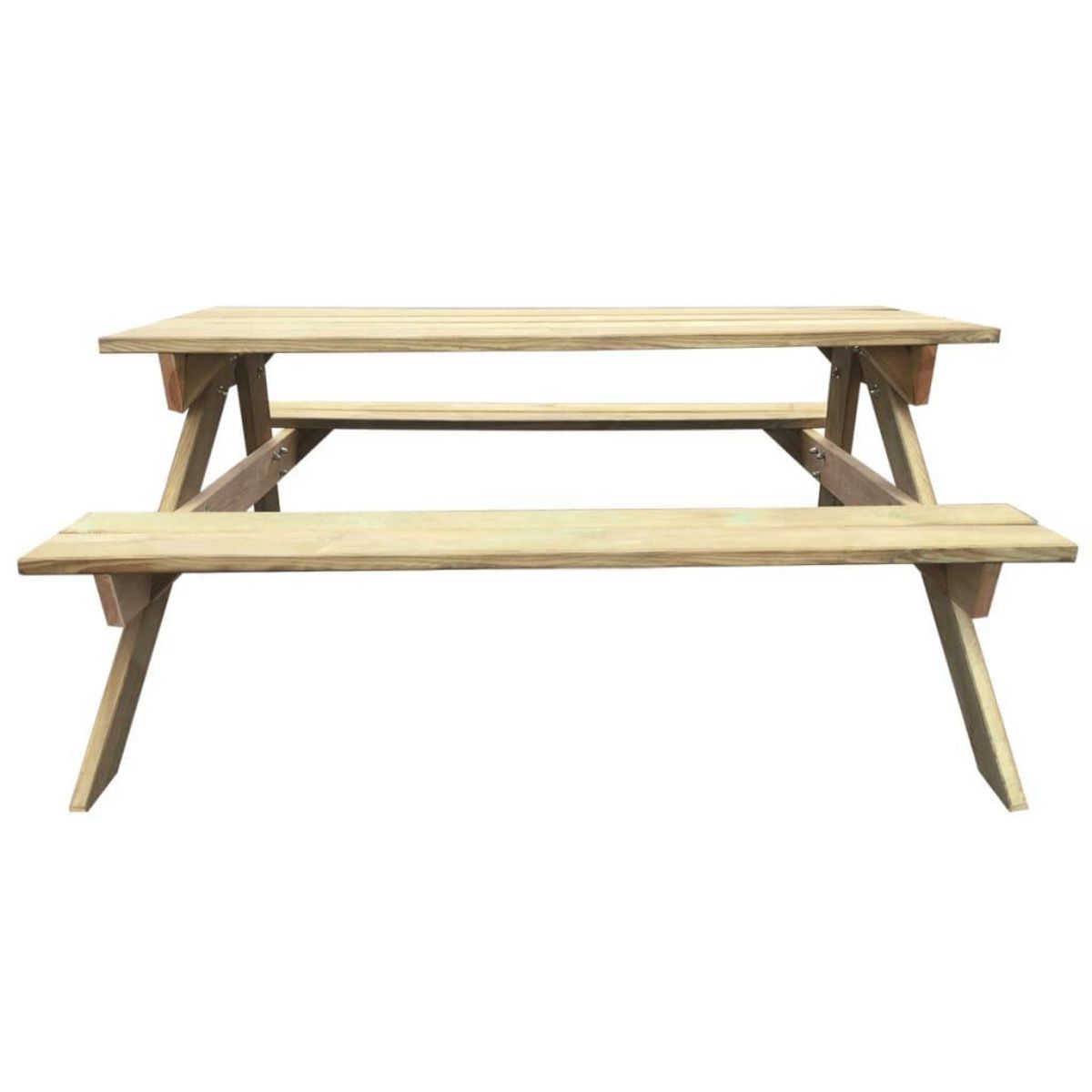 VIDAXL Table de pique-nique 150 x 135 x 71,5 cm Bois