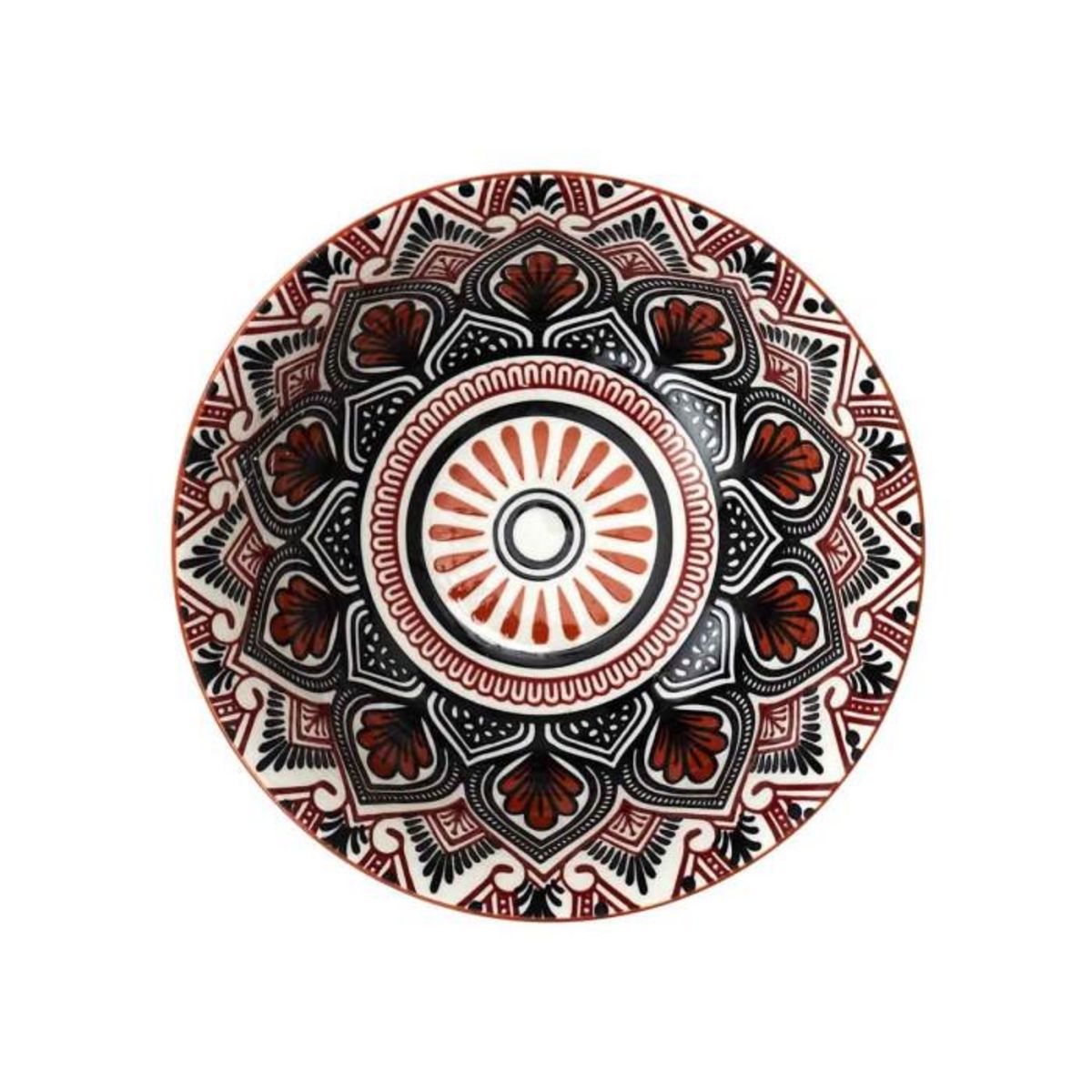 Paris Prix Coupelle en Céramique  Mandala  57cl Orange