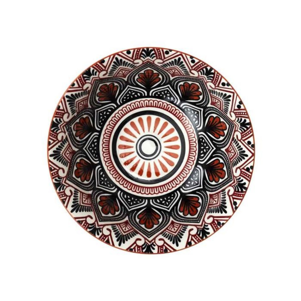 Paris Prix Coupelle en Céramique  Mandala  57cl Orange