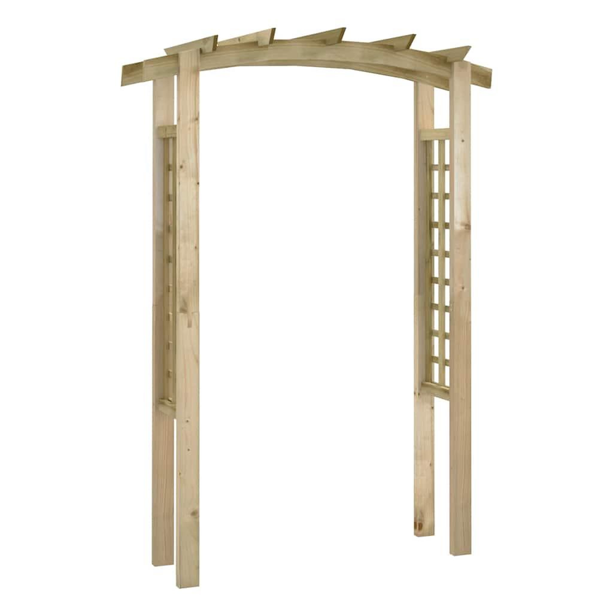 Voir la diapositive 2 : VIDAXL Voute en treillis 150x60x210 cm bois