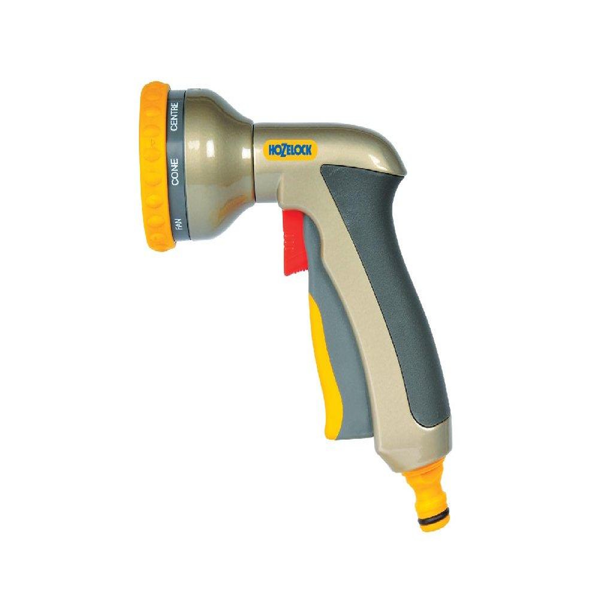 Hozelock Pistolet multijets Plus en métal pour toutes sortes de tâches de nettoyage et d'arrosage