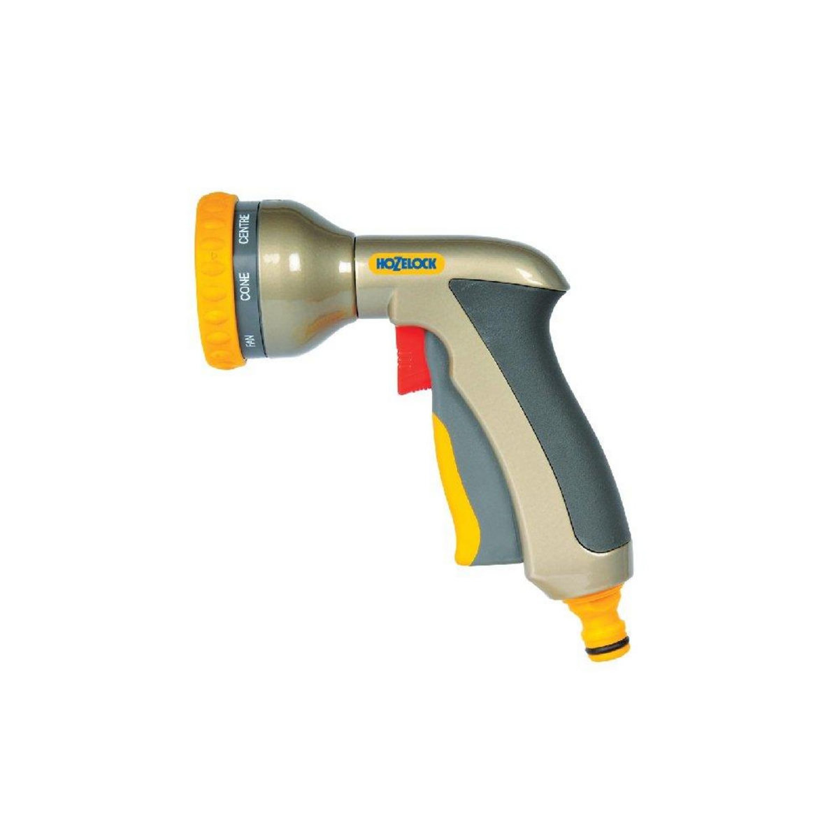 Hozelock Pistolet multijets Plus en métal pour toutes sortes de tâches de nettoyage et d'arrosage