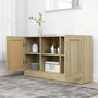 Voir la diapositive 3 : VIDAXL Buffet Chene sonoma 120x30,5x70 cm Bois d'ingenierie