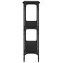 Voir la diapositive 5 : VIDAXL Table console noir 75x22,5x75 cm bois d'ingenierie
