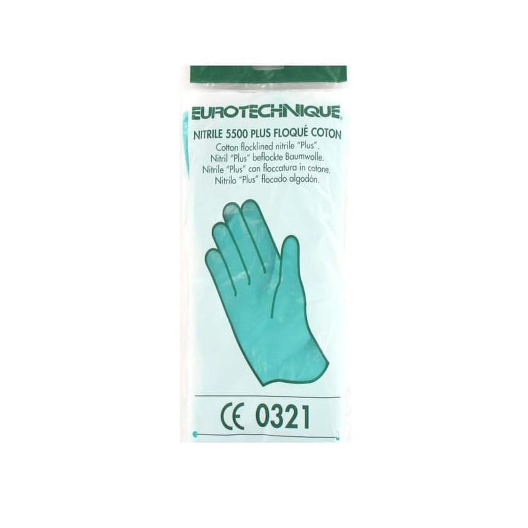 Voir la diapositive 2 : EURO PROTECTION Gants nitrile vert taille m/8 ep 5528