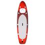 Voir la diapositive 3 : VIDAXL Ensemble de planche SUP gonflable rouge 360x81x10 cm